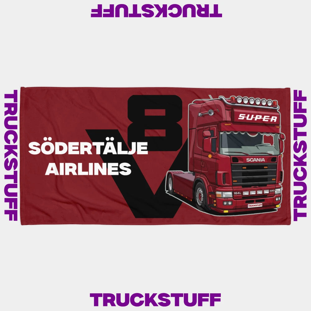 "Södertälje Airlines 164L 580" Towel