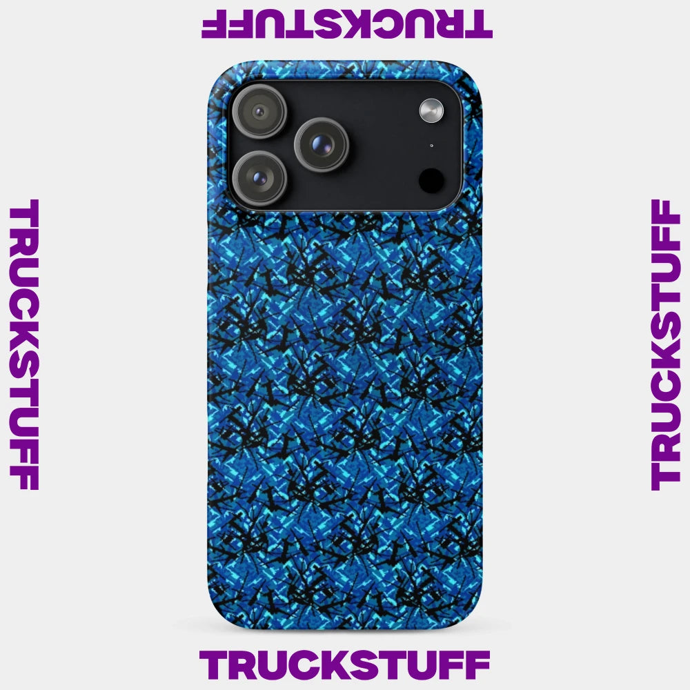 "Danish Pluche" iPhone Case Blue