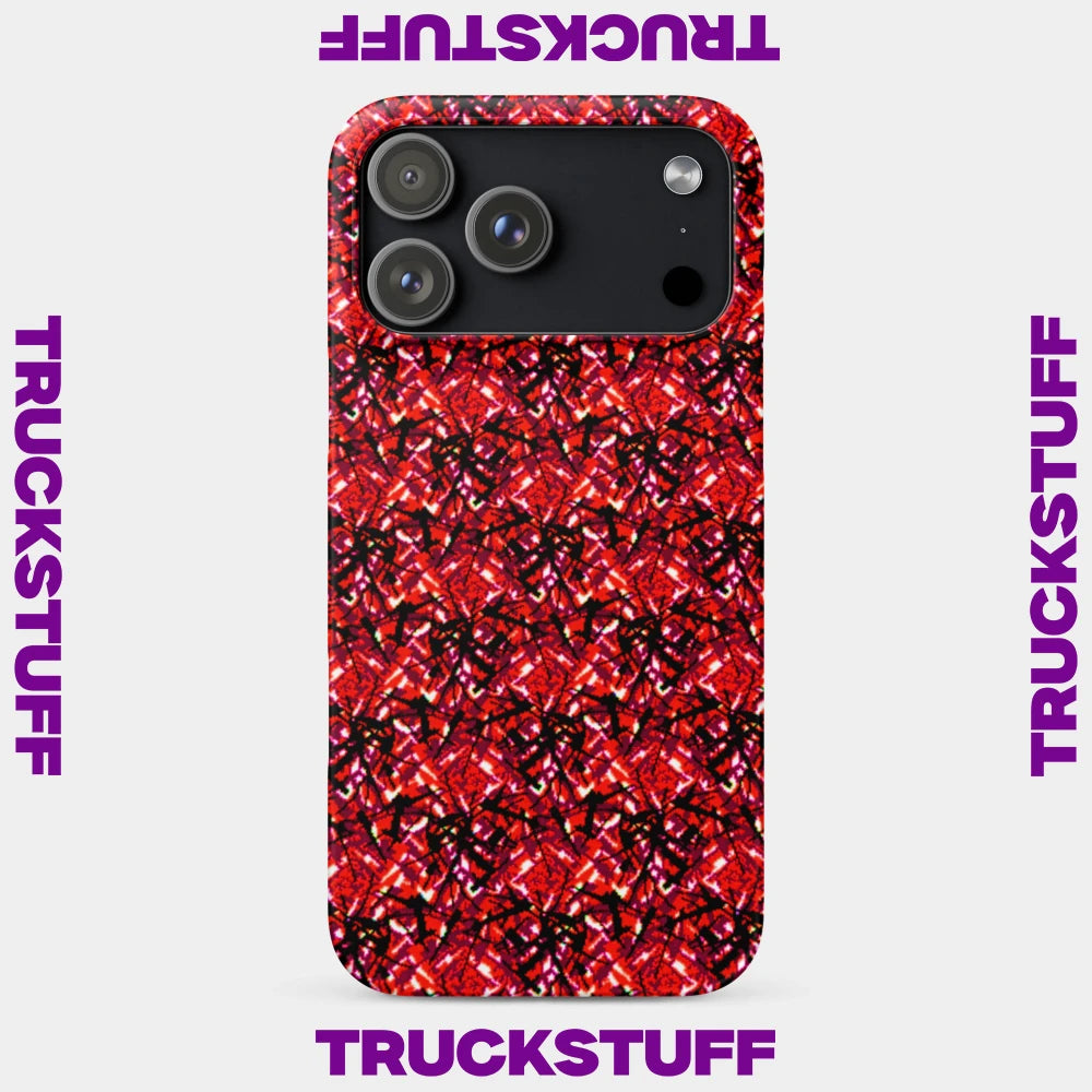 "Danish Pluche" iPhone Case Red