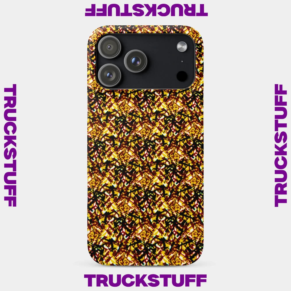 "Danish Pluche" iPhone Case Yellow