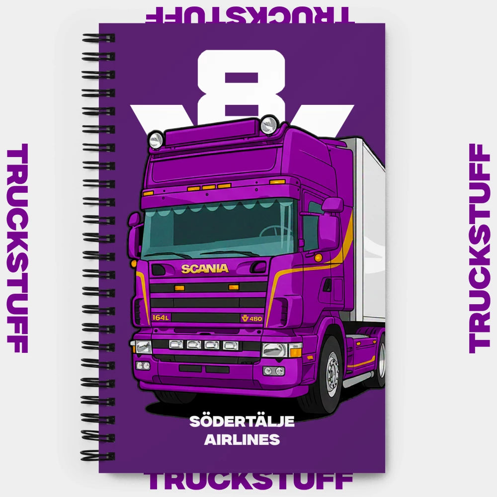 "Södertälje Airlines 164L" Notebook